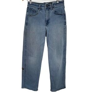 Volcom Billow Loose Jeans Mens 28 Blue Medium Wash Baggy Skate Pants